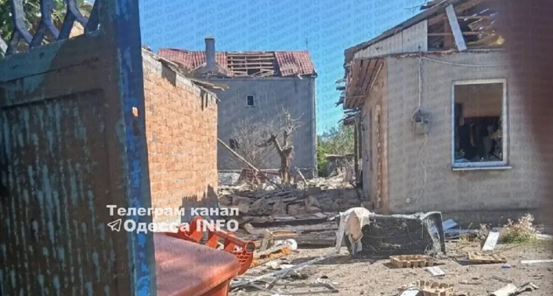 Последствия атаки в Александровке на Одесчине, 22 августа 2026