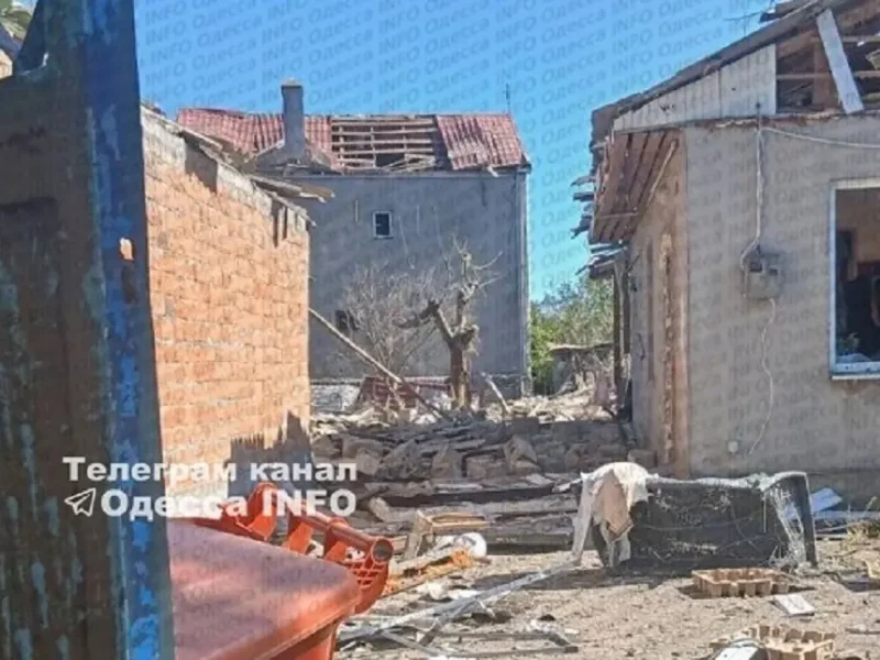 Последствия атаки в Александровке на Одесчине, 22 августа 2026