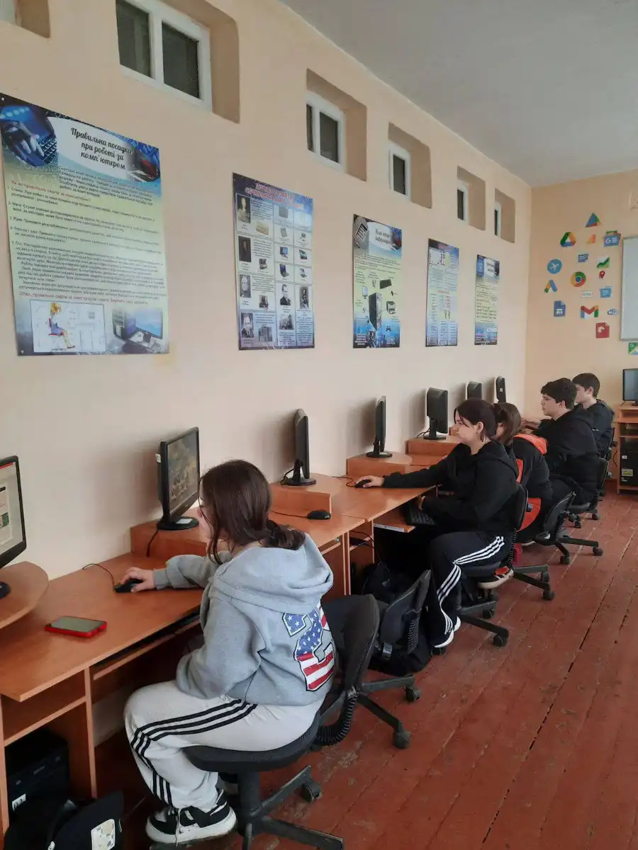 Заняття у Богданівський ліцей