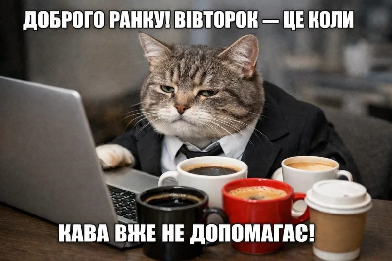 гумор про вівторок