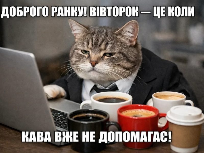 гумор про вівторок