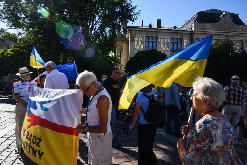 митинг в Польше
