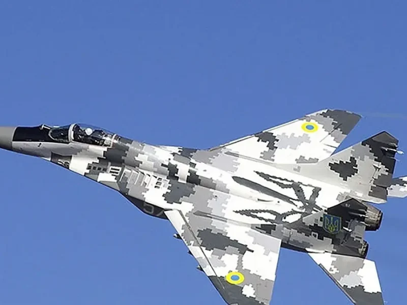 Украинский военный истребитель