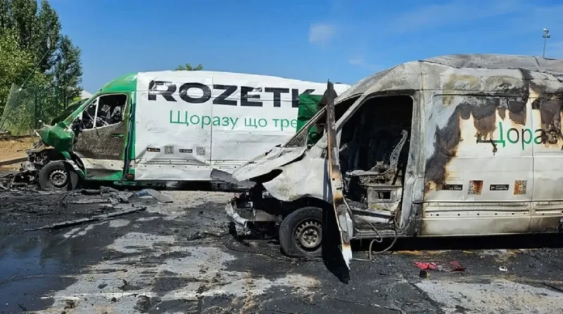 Логістичний комплекс Rozetka у Броварах після атаки 5 серпня 2026