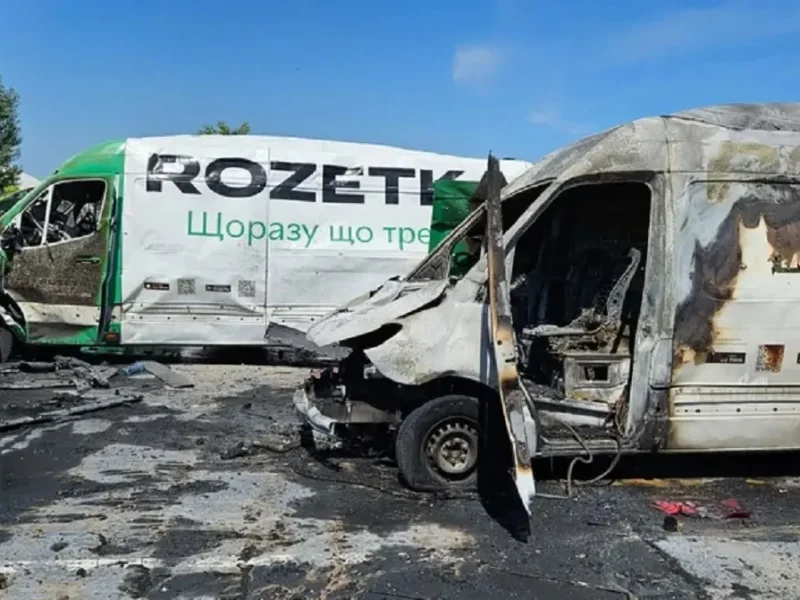 Логістичний комплекс Rozetka у Броварах після атаки 5 серпня 2026