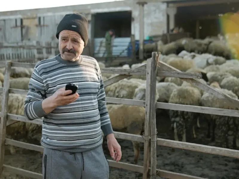 Вівчар з отарою