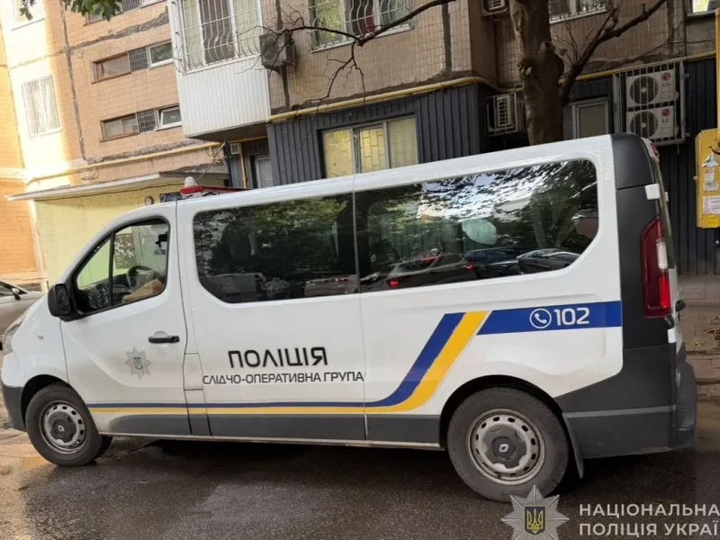 Полиция на месте взрыва в Одессе