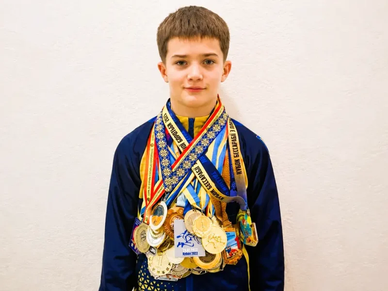 14-річний одесит Петро Карлангач став чемпіоном України з боротьби