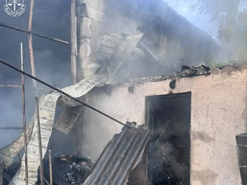 в результате атаки 25 сентября поврежден дом