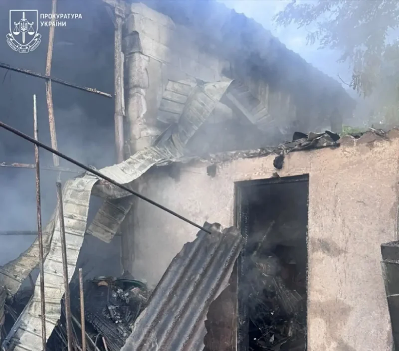 в результате атаки 25 сентября поврежден дом