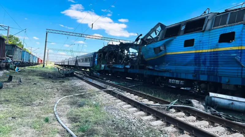 обстріл поїзда