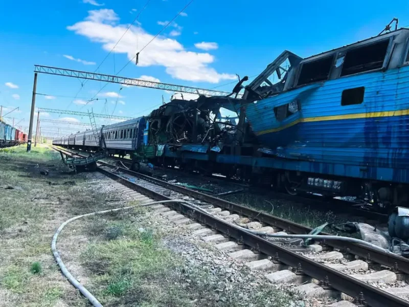 обстріл поїзда