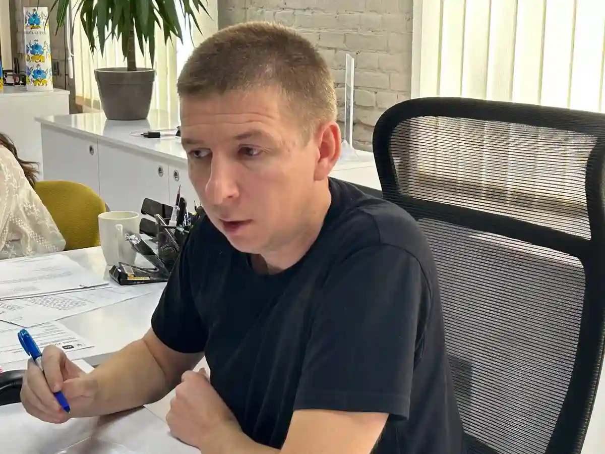 Олександр Пирожок на робочому місці