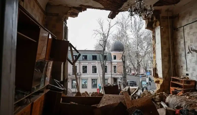 Зруйнована квартира в Одесі