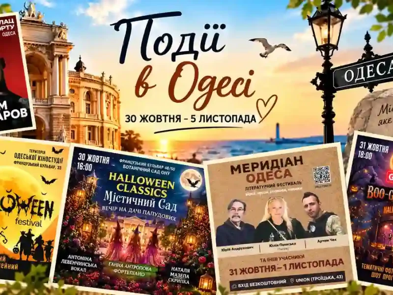 Події в Одесі - святковий тиждень
