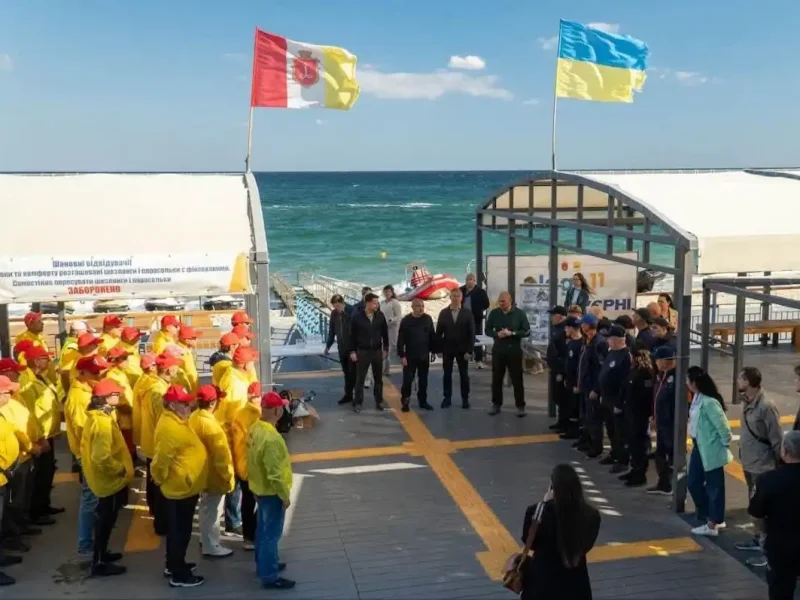 закрытие пляжного сезона в Одессе