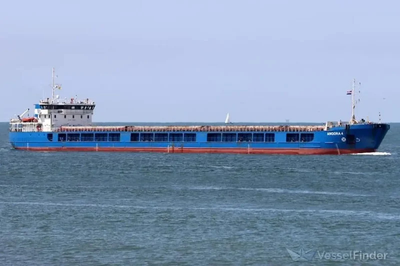 Сухогруз в море