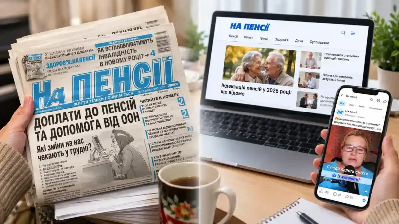 Виданню На пенсії 21 рік