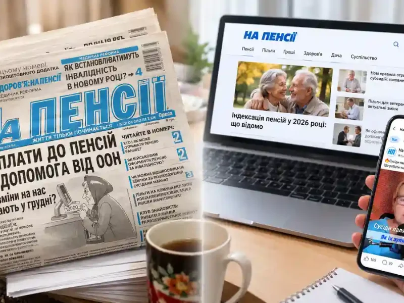 Виданню На пенсії 21 рік